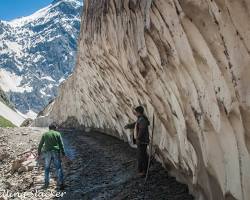 Deep water crossing near Sach Pass